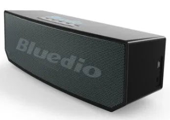 Black BS-6 Bluetooth smart speaker with 52mm driver unit and micro-USB charging port