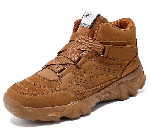 Men's suede casual shoes in black, blue, brown, and dark grey colours, sizes 39 to 49