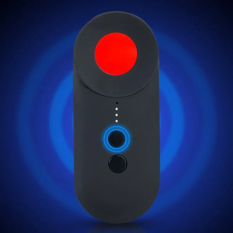 Black GPS detector unit with dimensions 93.8mm by 38mm by 14.5mm for signal detection and anti-theft surveillance