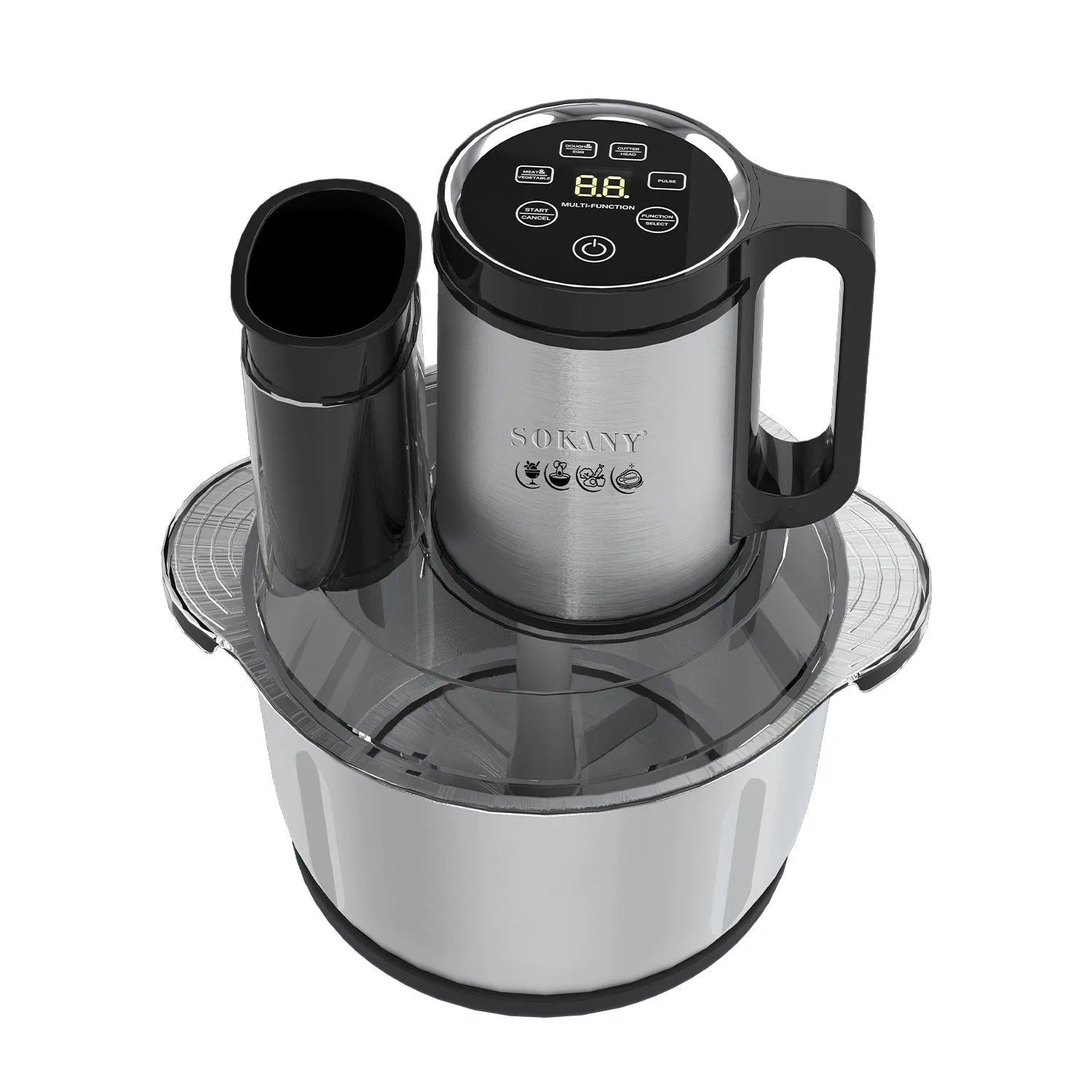 Stainless steel meat grinder vegetable cutting mixer machine in 06036 colour
