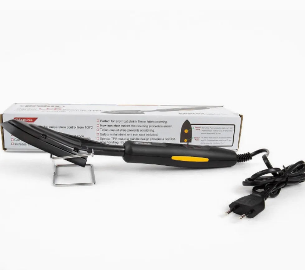 Electronic temperature control hot iron for skin model preparation with heat-resistant bracket