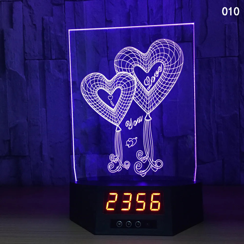 3D dolphin design LED night light with wireless charging surface and remote control