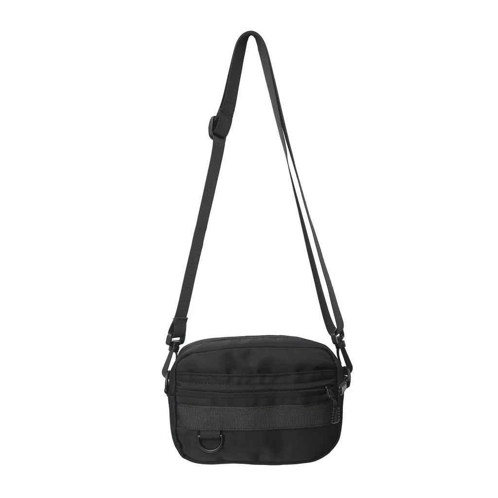 Men's nylon messenger bag in street trend style with compact dimensions