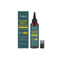 Rosemary hair care essential oil 100ml bottle with pointed cap and hair comb applicator tool