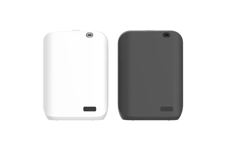 White HVAC wall mount aroma diffuser with 150ml capacity and smart control for ducted scent systems