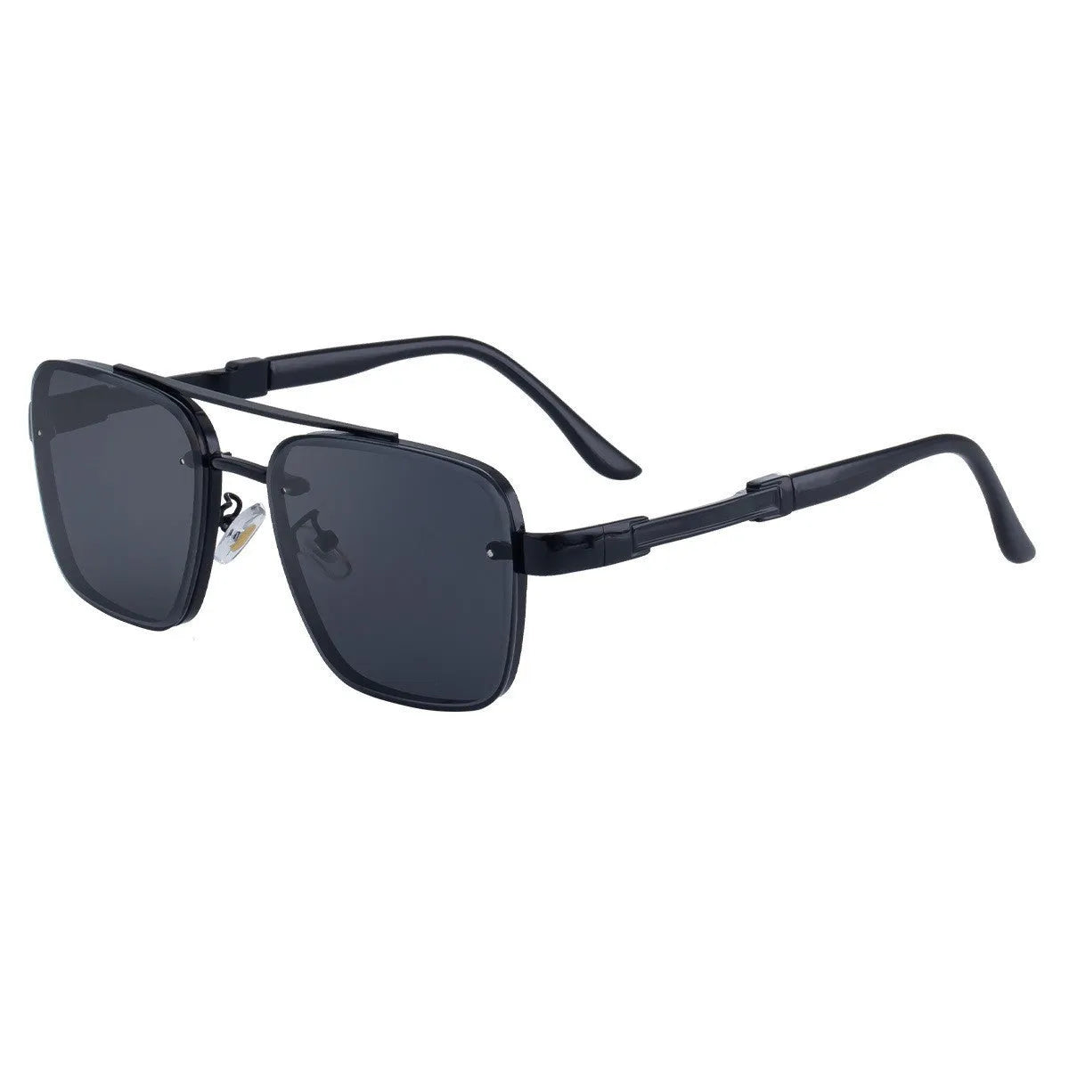 Men's vintage sunglasses with PC lenses in multiple colour options including gradient blue and gun gray gray green