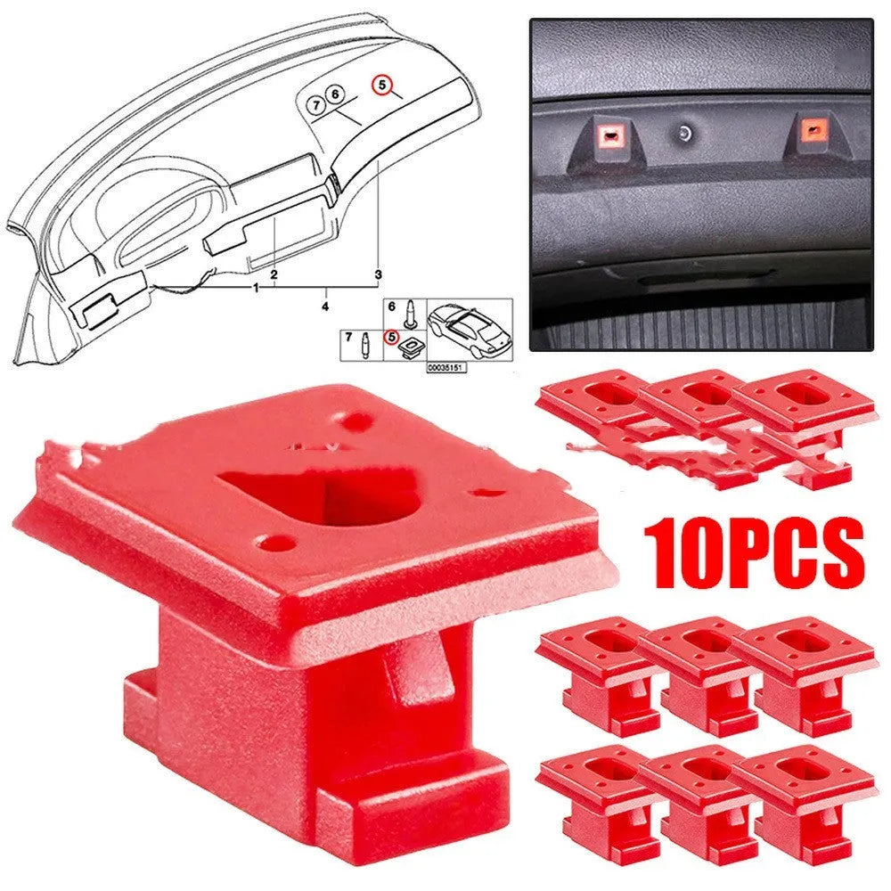 Plastic BMW interior trim panel snap clips for 3 Series 7 Series X3 models