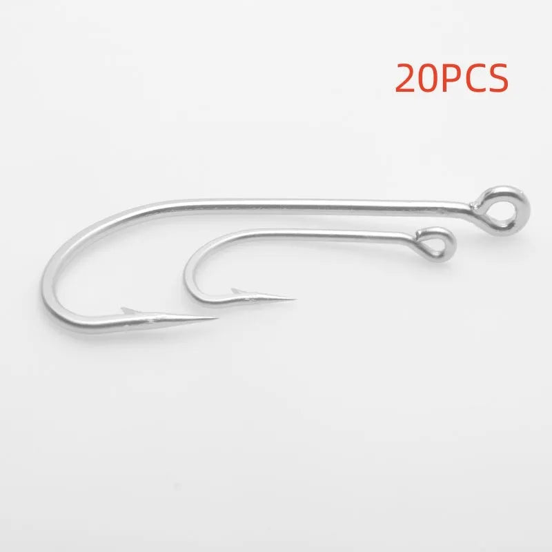 Alloy sea fishing hook set with multiple style options for ocean boat fishing