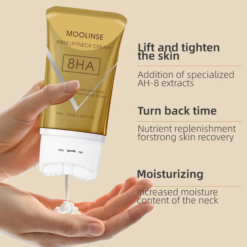 120ml tube of neck firming and lifting massage cream for universal skin types