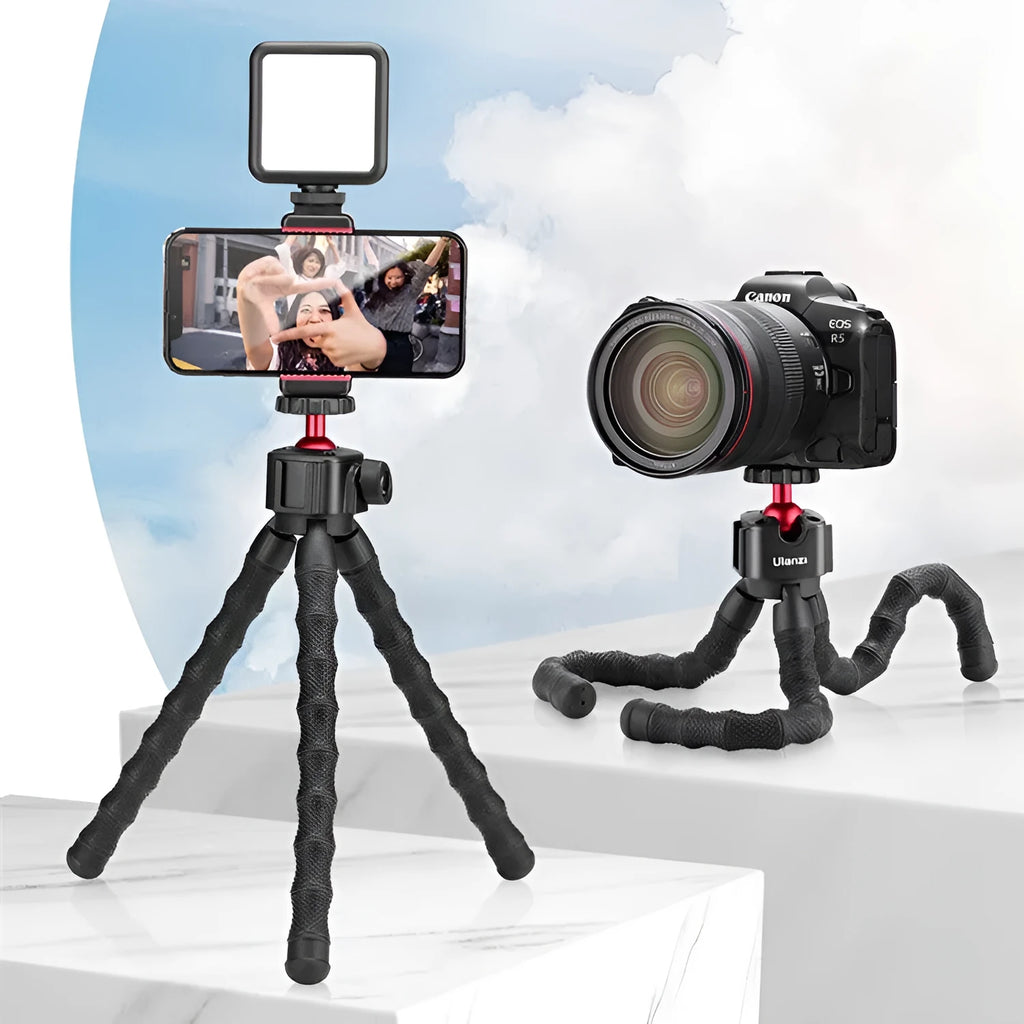 Photography and video vlog kit with tripod and accessories, 2985 set configuration for content creators
