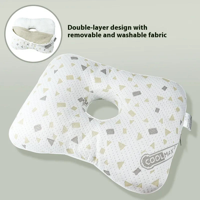 Beauty salon single hole ear pillow in new Chinese style with polyester fibre filling