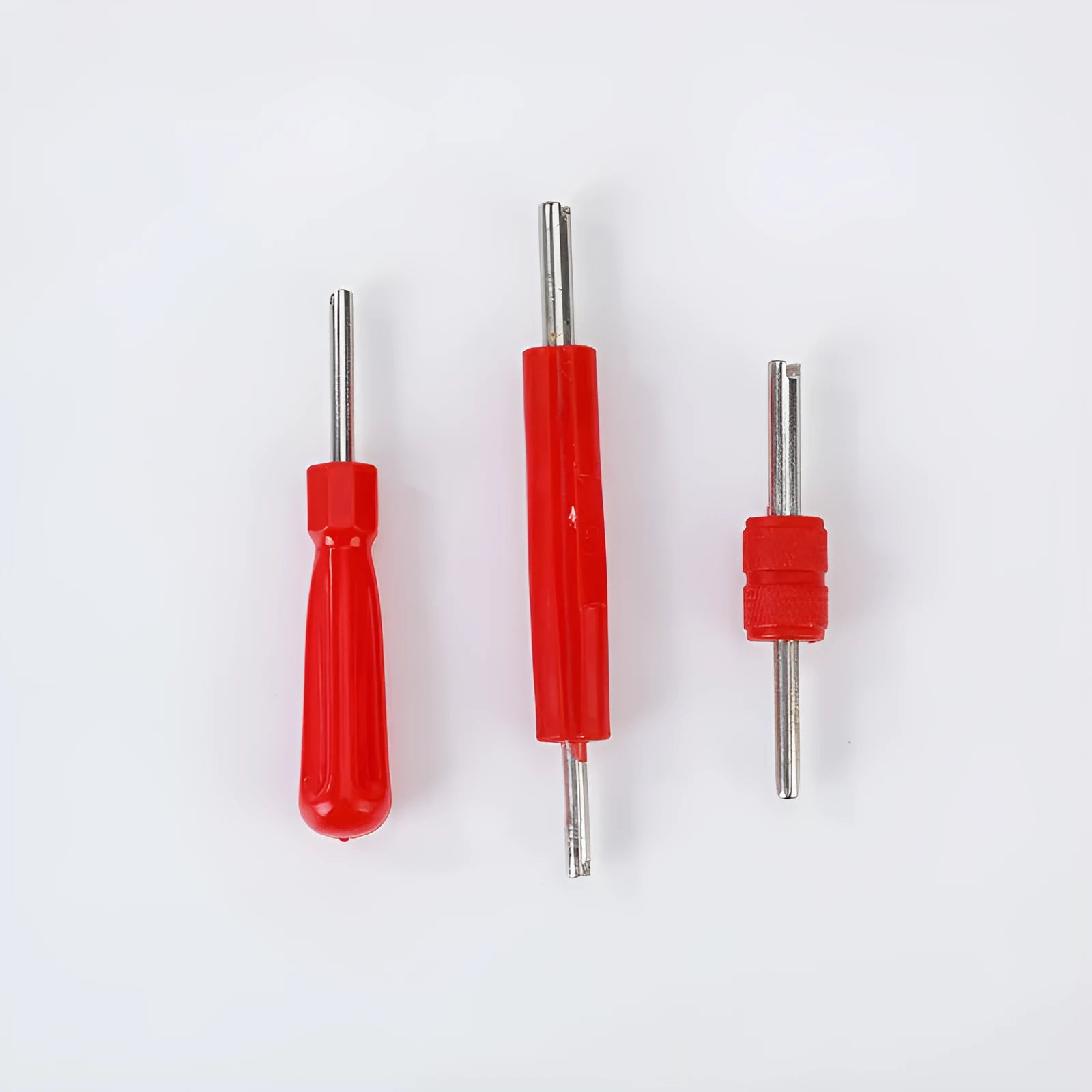 Aluminium alloy single-head twist valve wrench with hexagonal drive in one of three colour style options