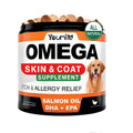 Bottle of 120 Omega-3 Fish Oil soft gel capsules dietary supplement