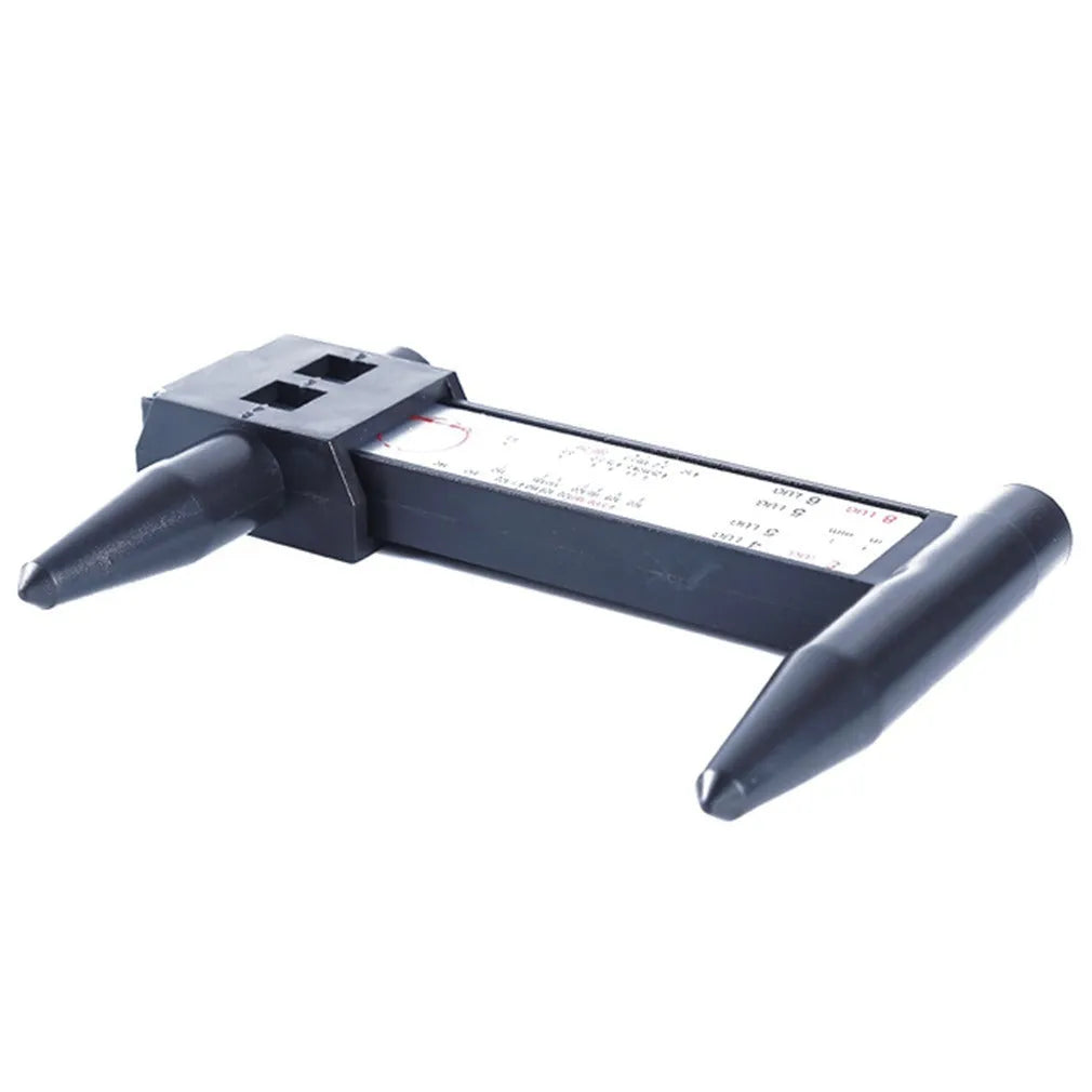 Digital electronic hole distance measuring tool with plastic construction and 180mm measuring range