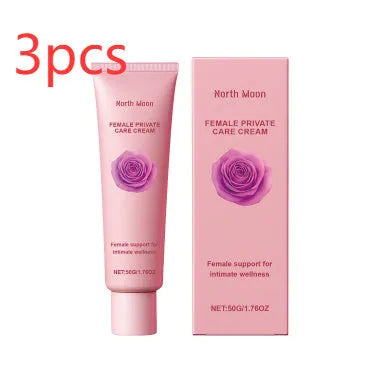 50g moisturising cream jar with rose and peppermint extract for dry skin hydration