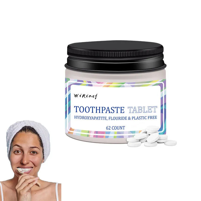 62 solid toothpaste tablets in TP19 flavour for portable oral care