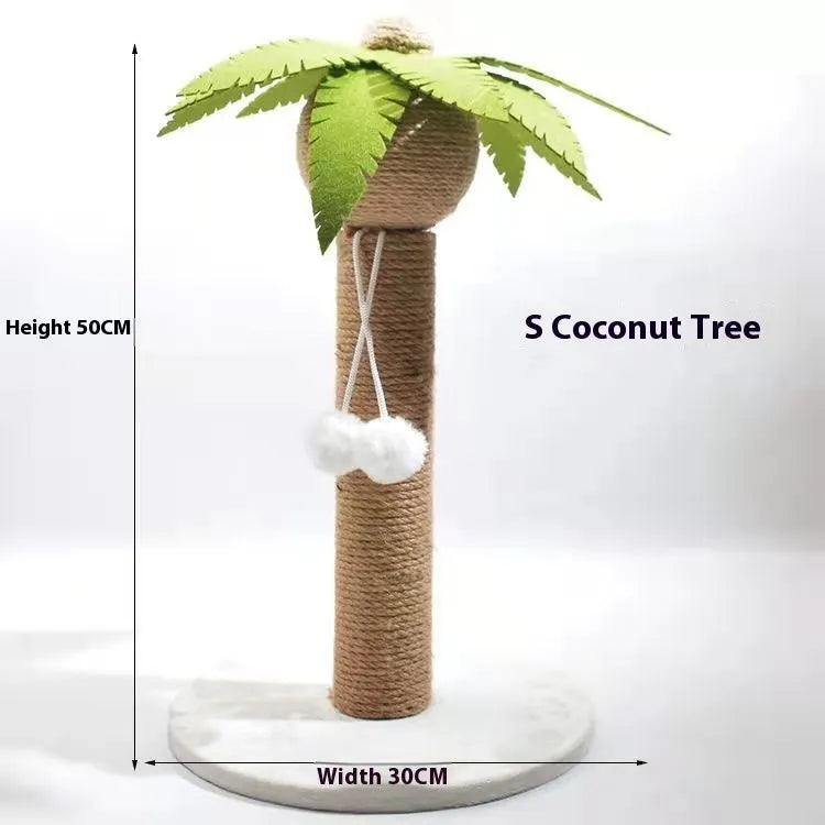 Masson cat scratch board with sisal scratching surface and cactus design climber for pet cats.