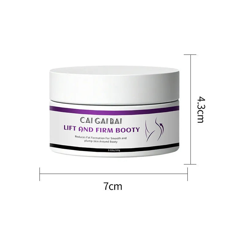 100g portable hip lifting cream container for ladies buttock enhancement with universal skin compatibility