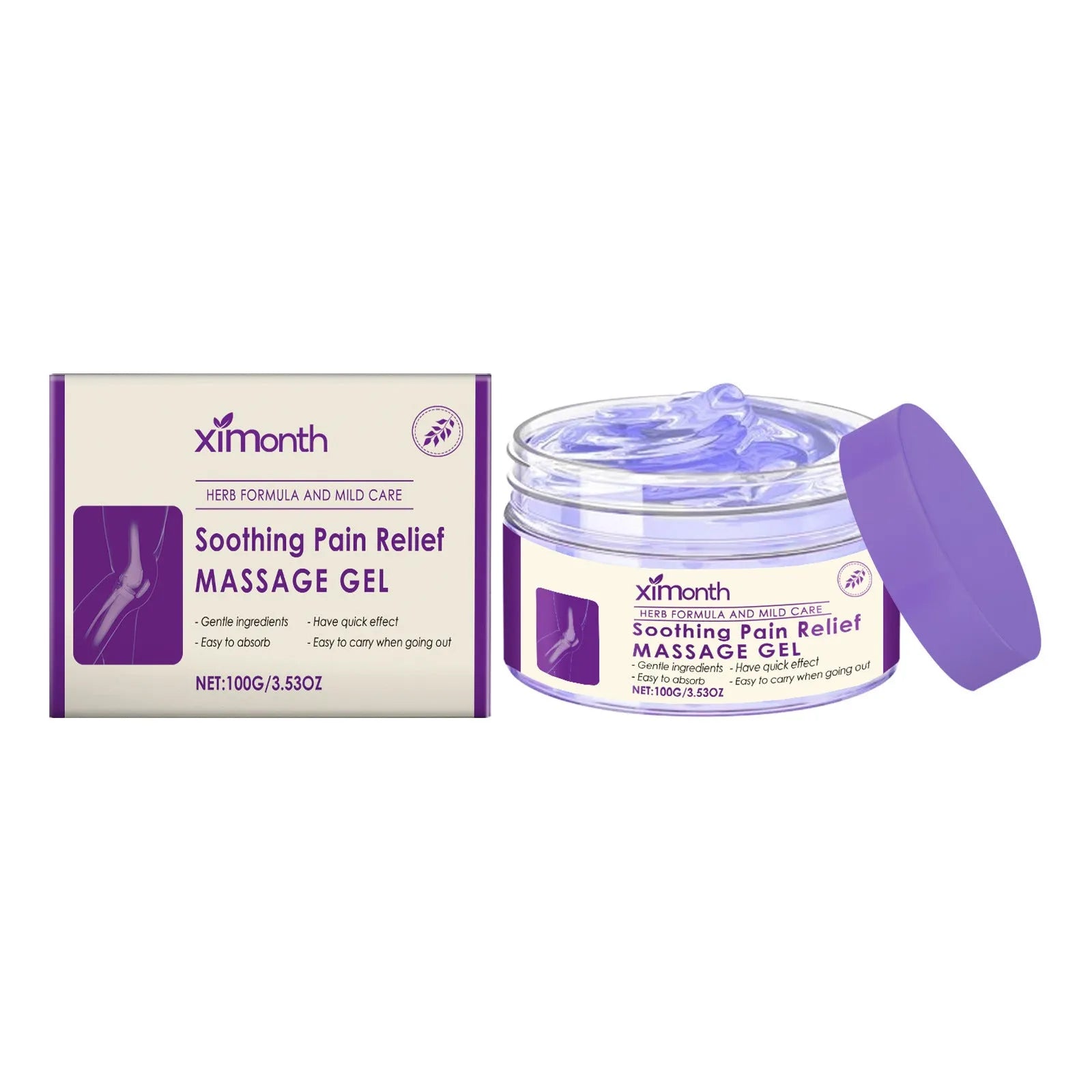 100g tube of body massage gel for joints, knees, and elbows.