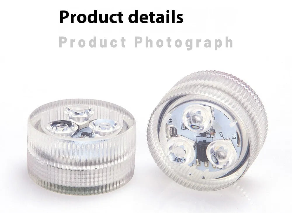 Remote control waterproof LED diving light for fish tanks with plastic housing