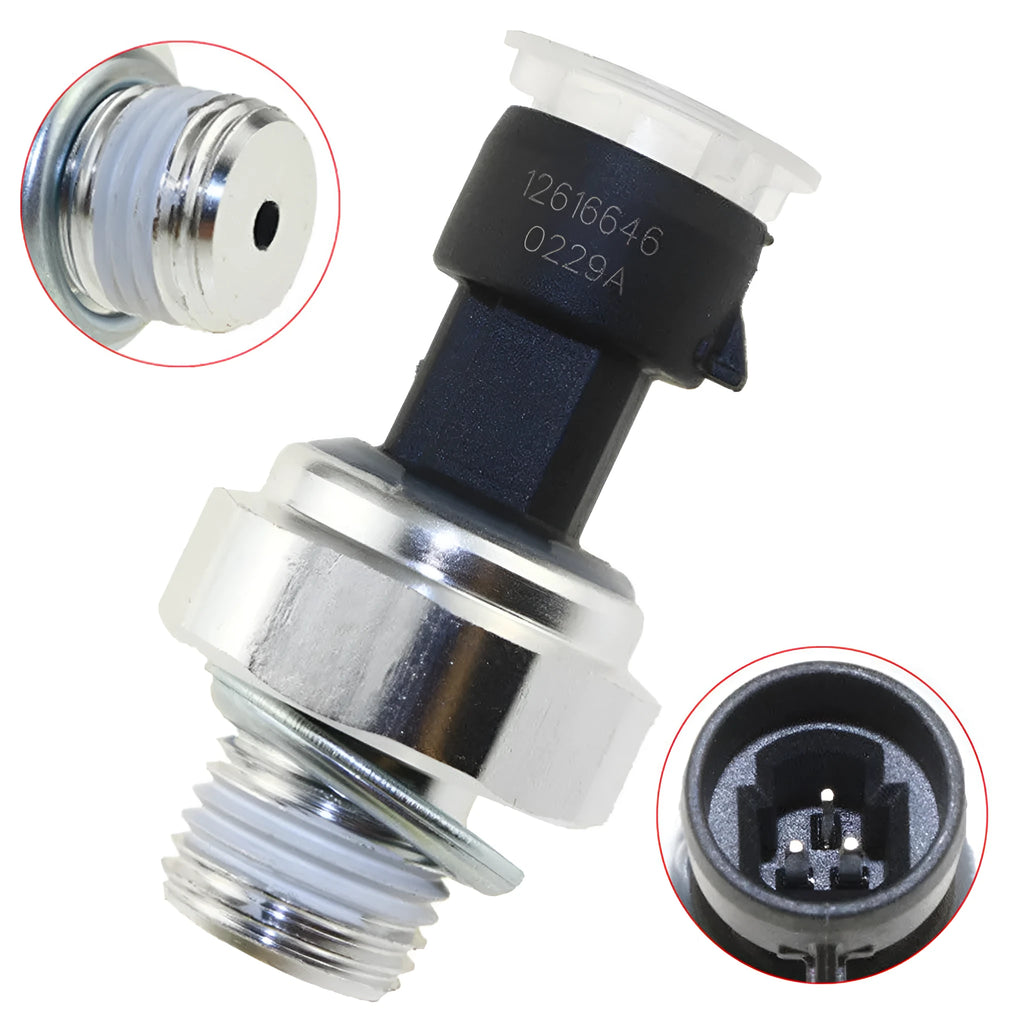 Oil pressure sensor for Buick and Chevrolet cars, part numbers 12573107 12677836