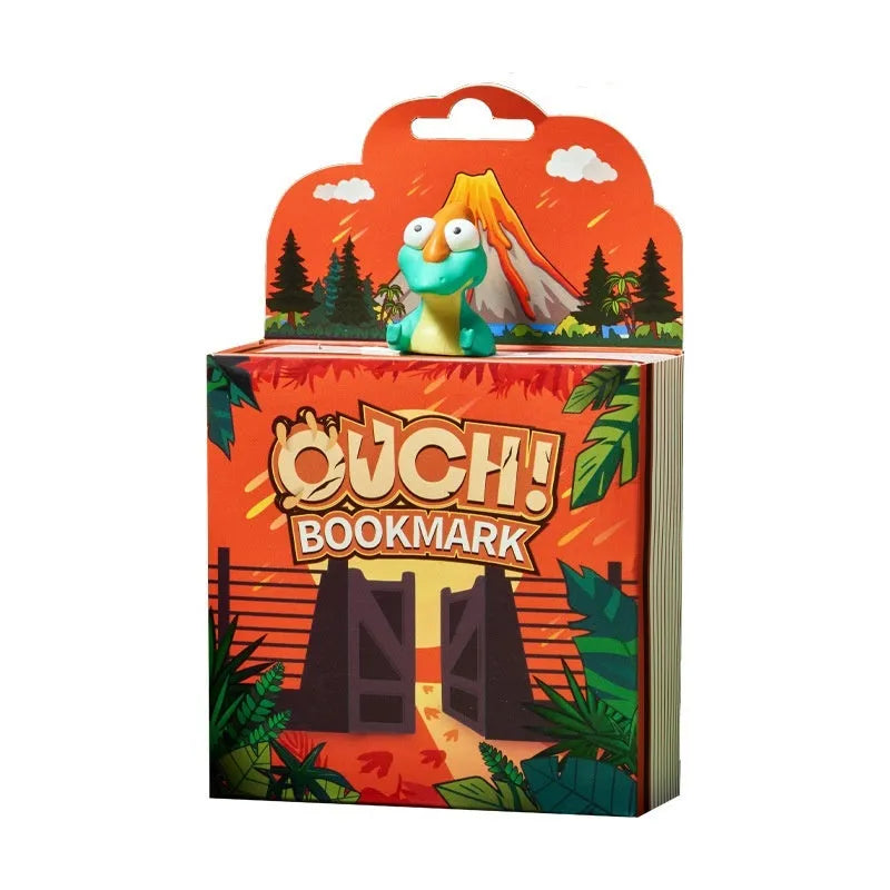 Dinosaur series animation style bookmark showing Tyrannosaurus rex design for pupils stationery