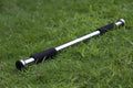 Adjustable steel horizontal pull-up bar showing single parallel bars design