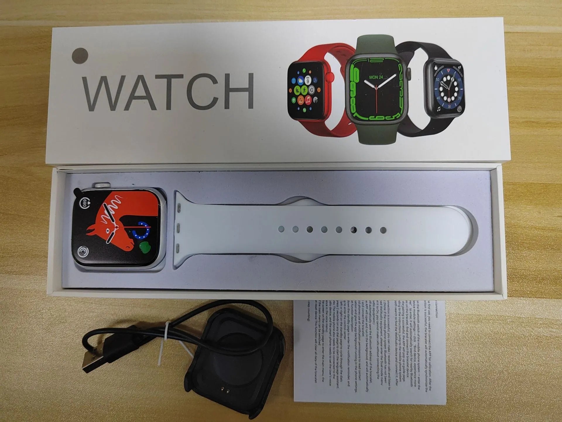 GT20 smartwatch with alloy case and silicone strap showing touch screen display