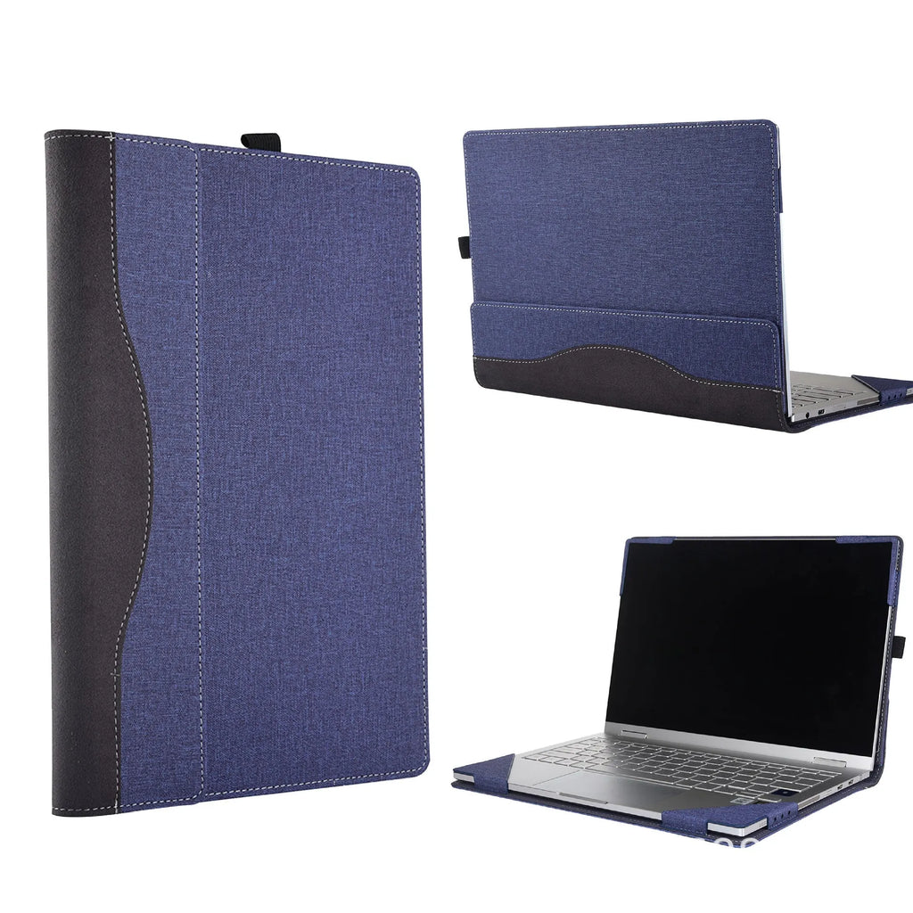 Black Chinese-style laptop protective sleeve for Microsoft Surface Laptop 6 with bracket design