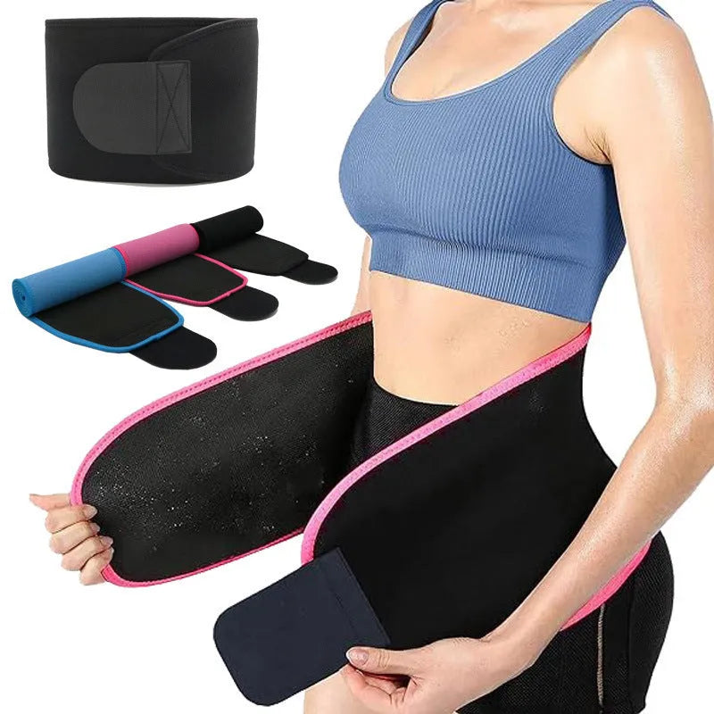 Neoprene fitness lumbar support belt for waist protection during running and sports