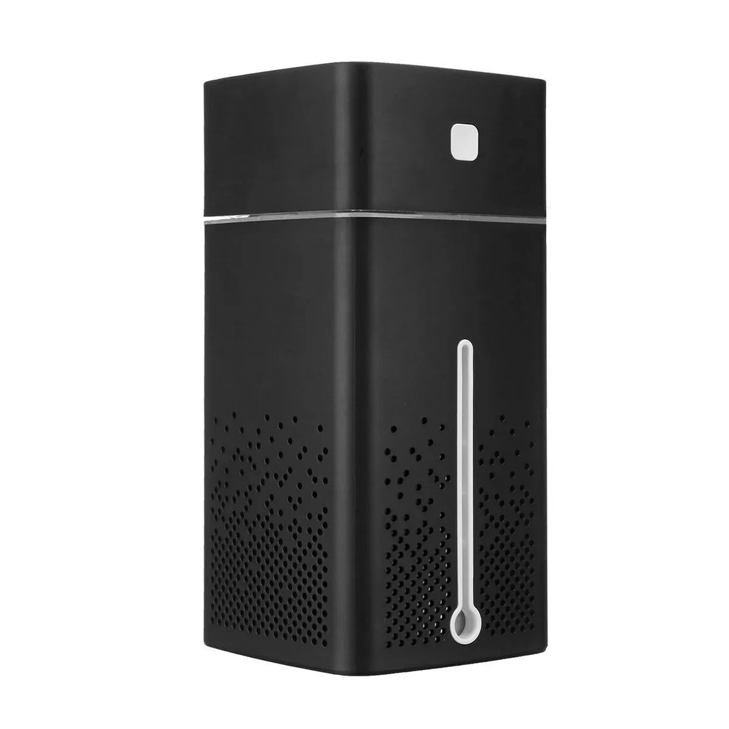 Black or white USB desktop humidifier with 1000ml tank on a desk
