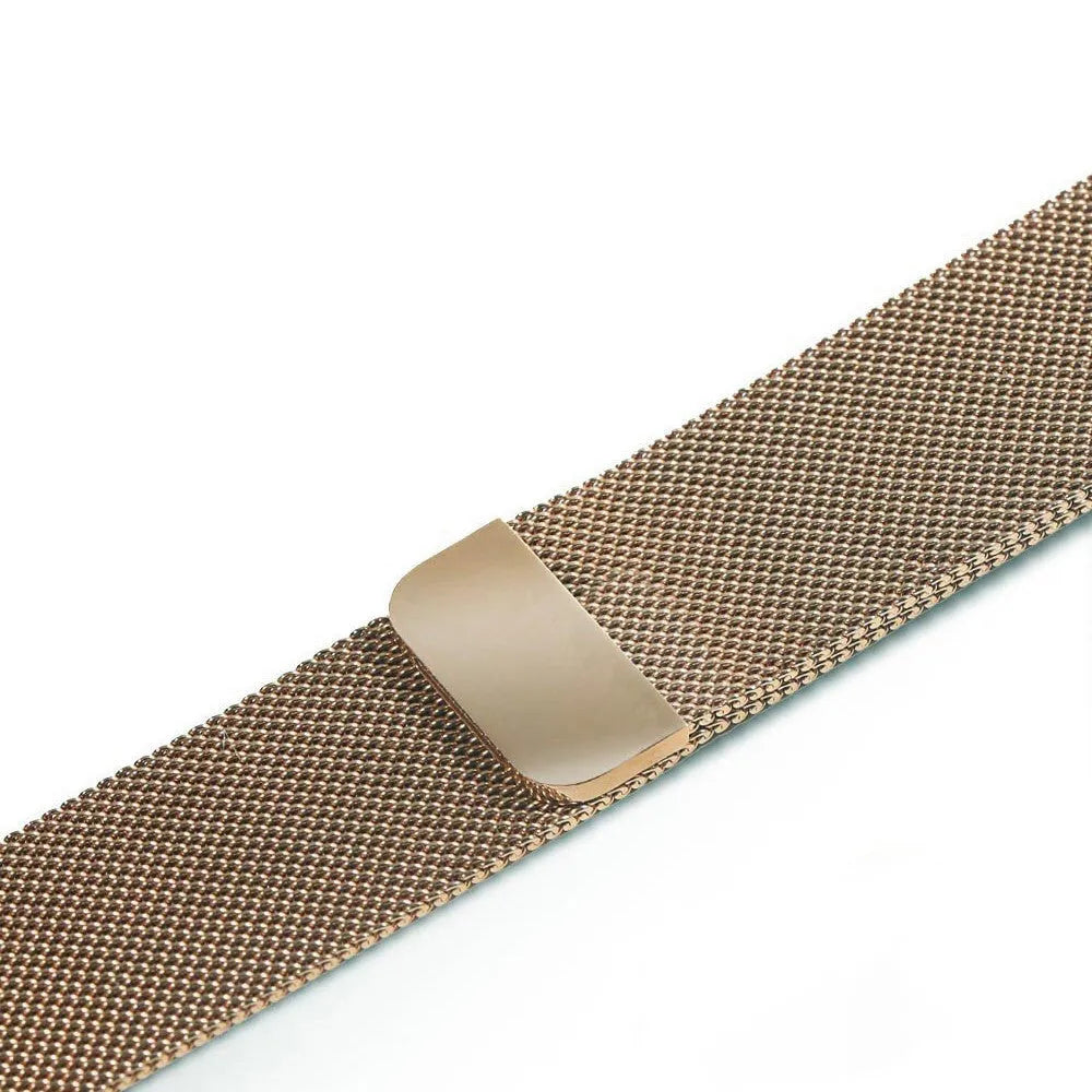 Stainless steel smartwatch strap for 38mm and 42mm watches in silver colour