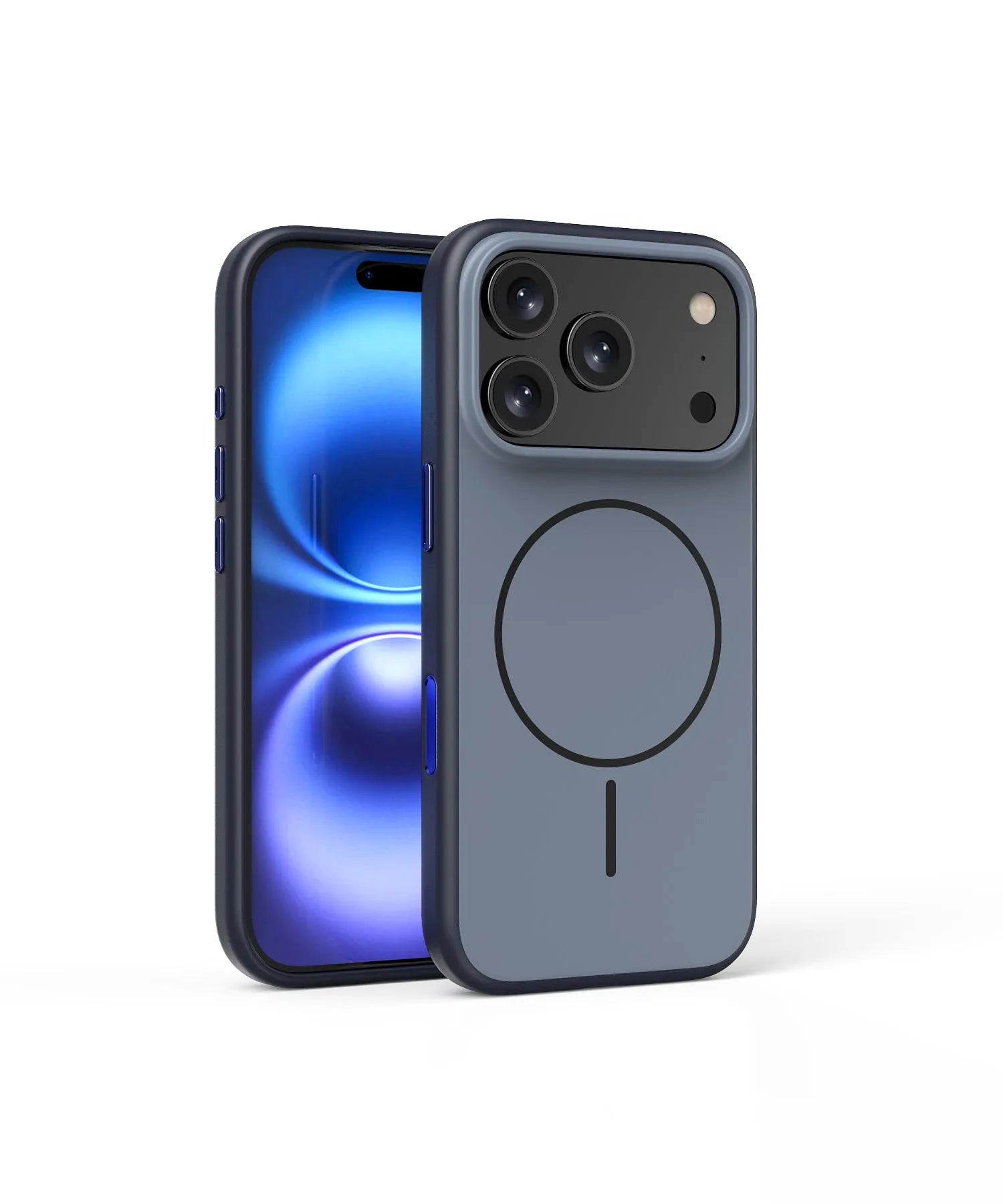 Magnetic iPhone case with AI photography button in multiple colour options
