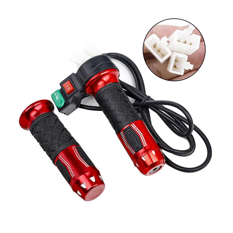 Three-wheel electric car accelerator modification kit with three-speed rotating handle in plastic construction