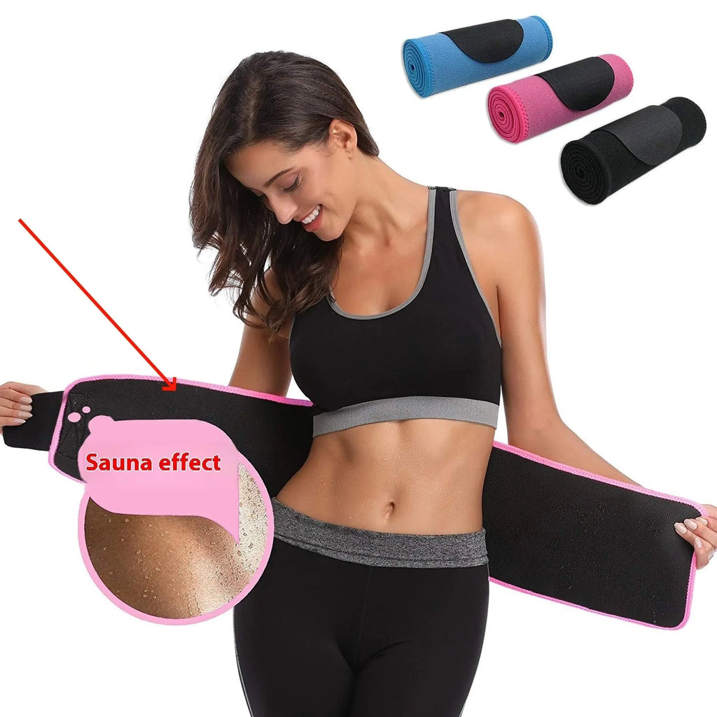 Neoprene fitness lumbar support belt for waist protection during running and sports
