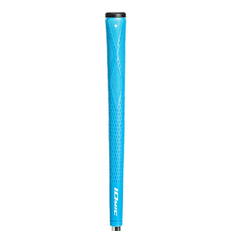 TPE material golf club replacement grip in various colours including pink, red, blue, white and two-tone options.