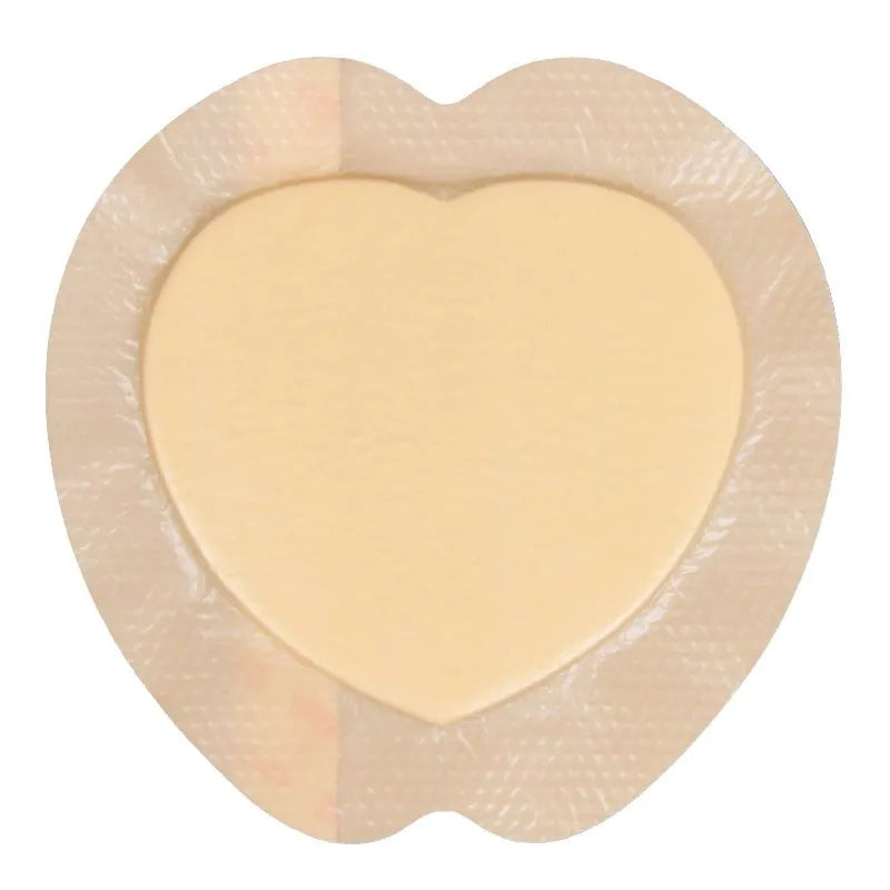 Skin colour silicone gel foam bedsore dressing sticker for pressure sore prevention