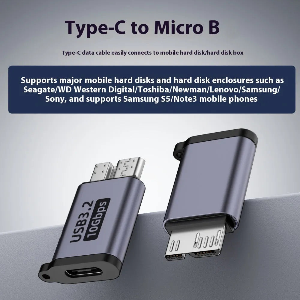 USB AM male to Micro-B female adapter connector for older devices