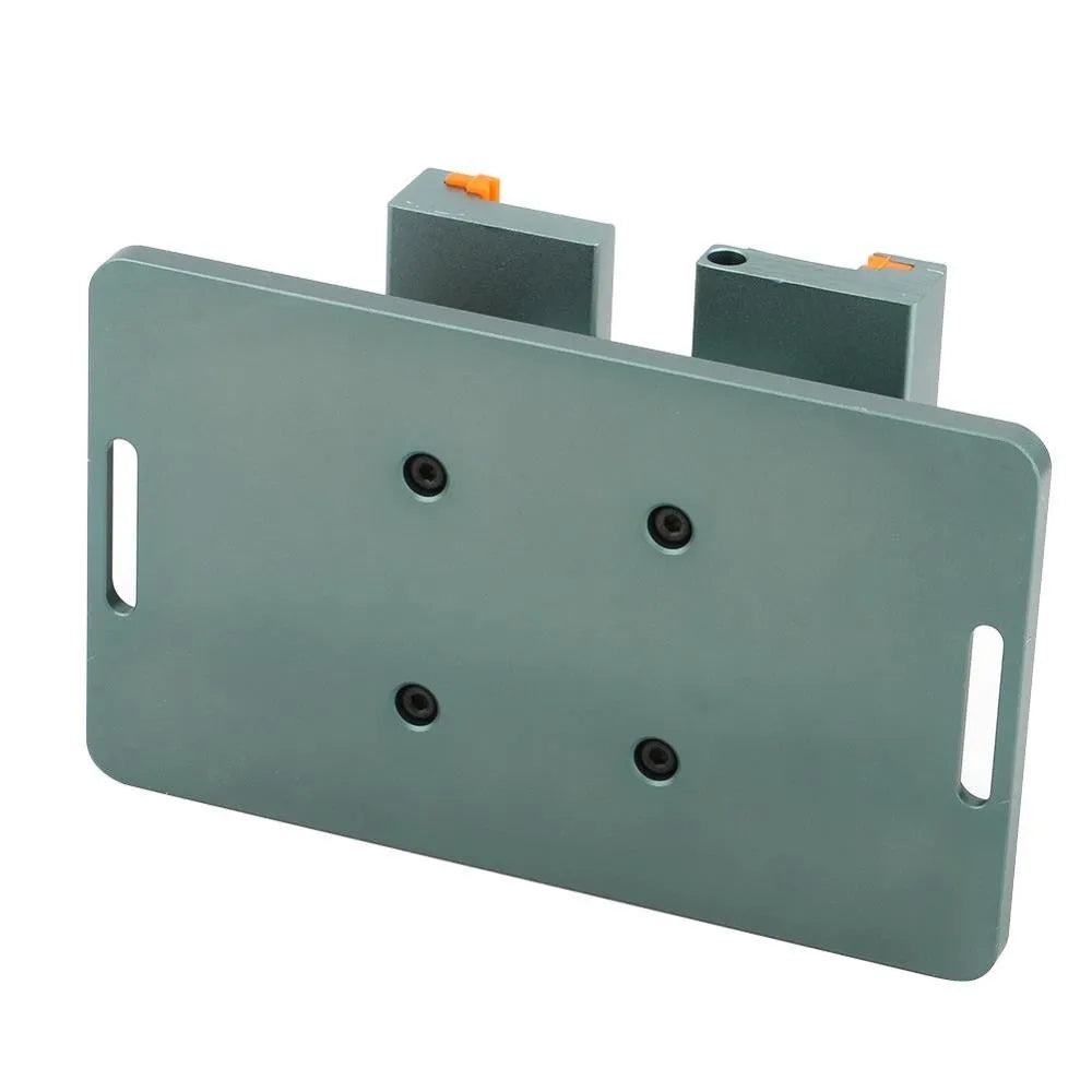 General model mobile phone repair fixture with silicone grips, adjustable clamp, and demolition crowbar on a rotating base.