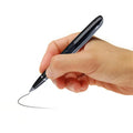 Black and silver lossless recording pens with OLED display screens and zinc alloy shells.