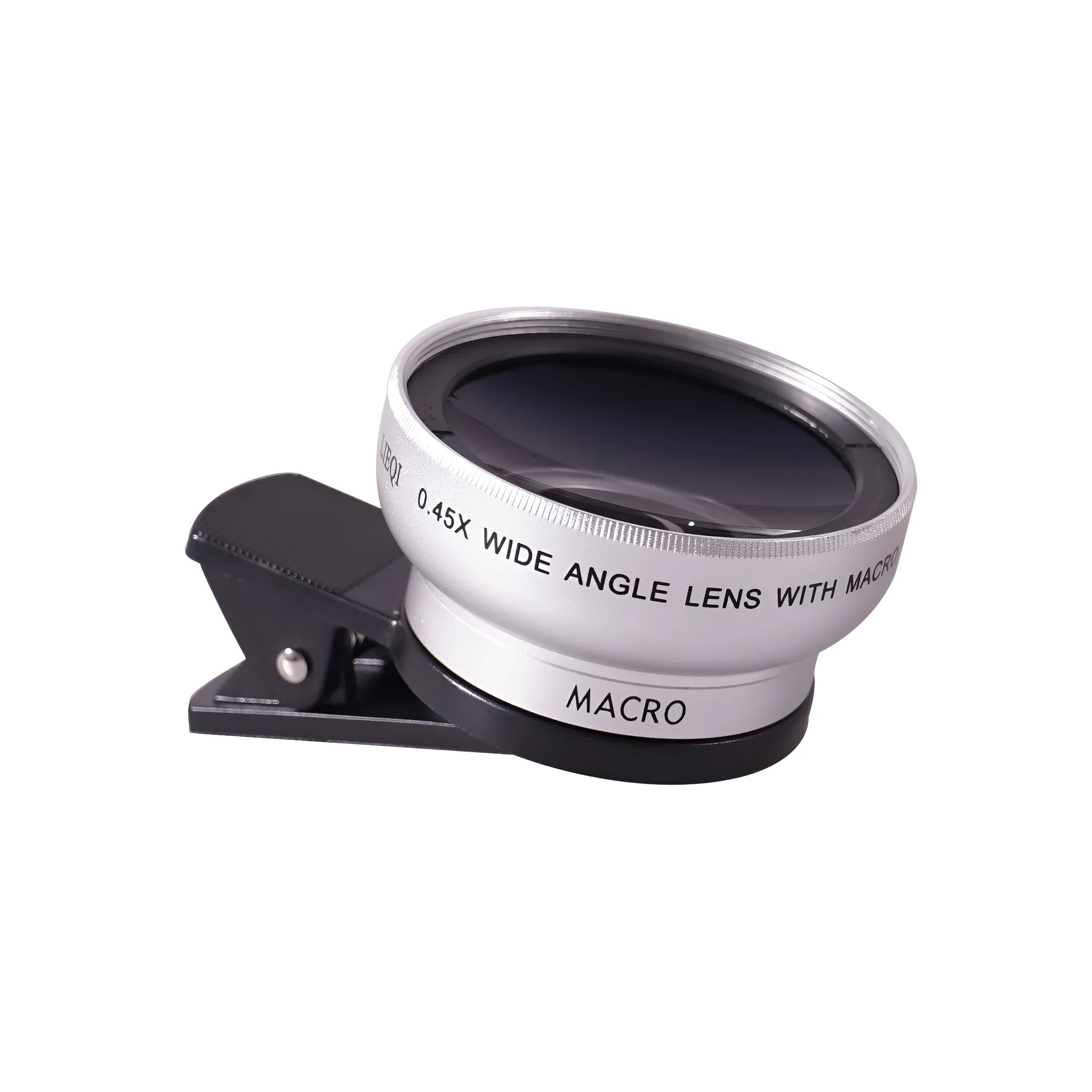 LIEQI See 0.45X wide-angle and macro external lens for mobile phones in four colour options.