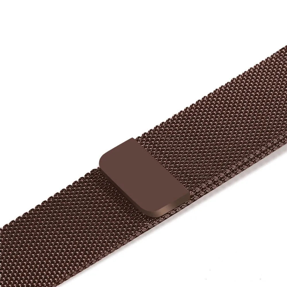 Stainless steel smartwatch strap for 38mm and 42mm watches in silver colour
