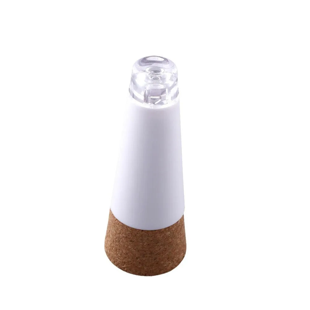 LED rechargeable bottle cap cork light with plastic shell for holiday decoration