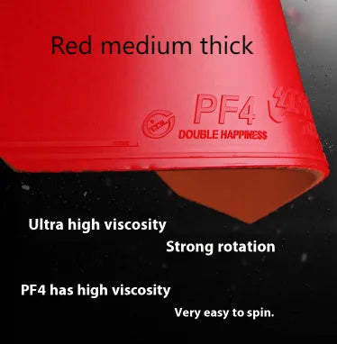 Classic-50 fast attack table tennis racket with sticky anti-rubber in red or black thickness options