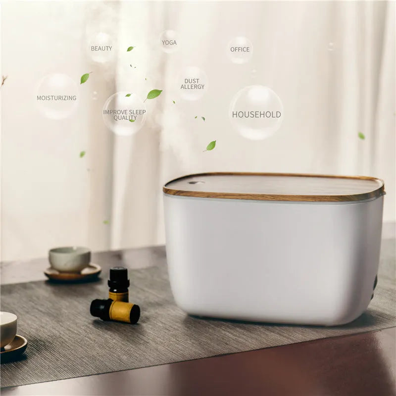 GX-22K household aromatherapy humidifier diffuser with LED night light, 1.8 litre tank, compact design