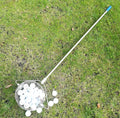 304 stainless steel golf ball picker with metallic finish for collecting practice balls