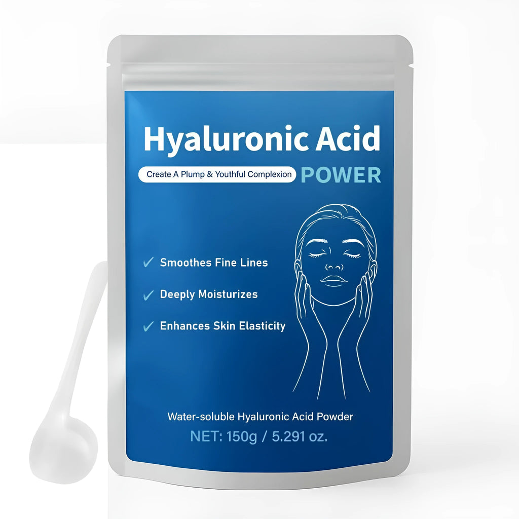 Hyaluronic acid powder 150g for DIY skincare formulation and facial beauty treatments