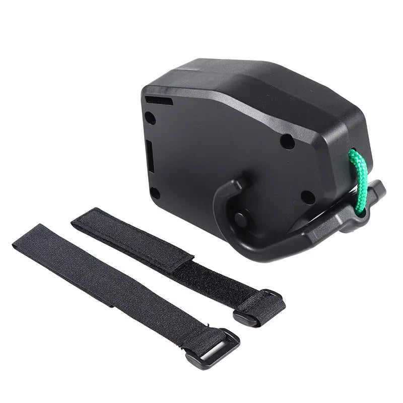 Black plastic bicycle trailer rope for parent-child trailer attachment