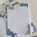 B5 sticky note pad with Wind Marshmallow Dog Korean PP Puppy illustration in pastel colours