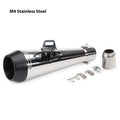 Universal M4 motorcycle exhaust pipe in multiple colour options for large displacement engines